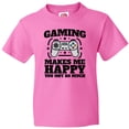thumbnail image 3 of Inktastic Gaming Makes Me Happy Youth T-Shirt, 3 of 5