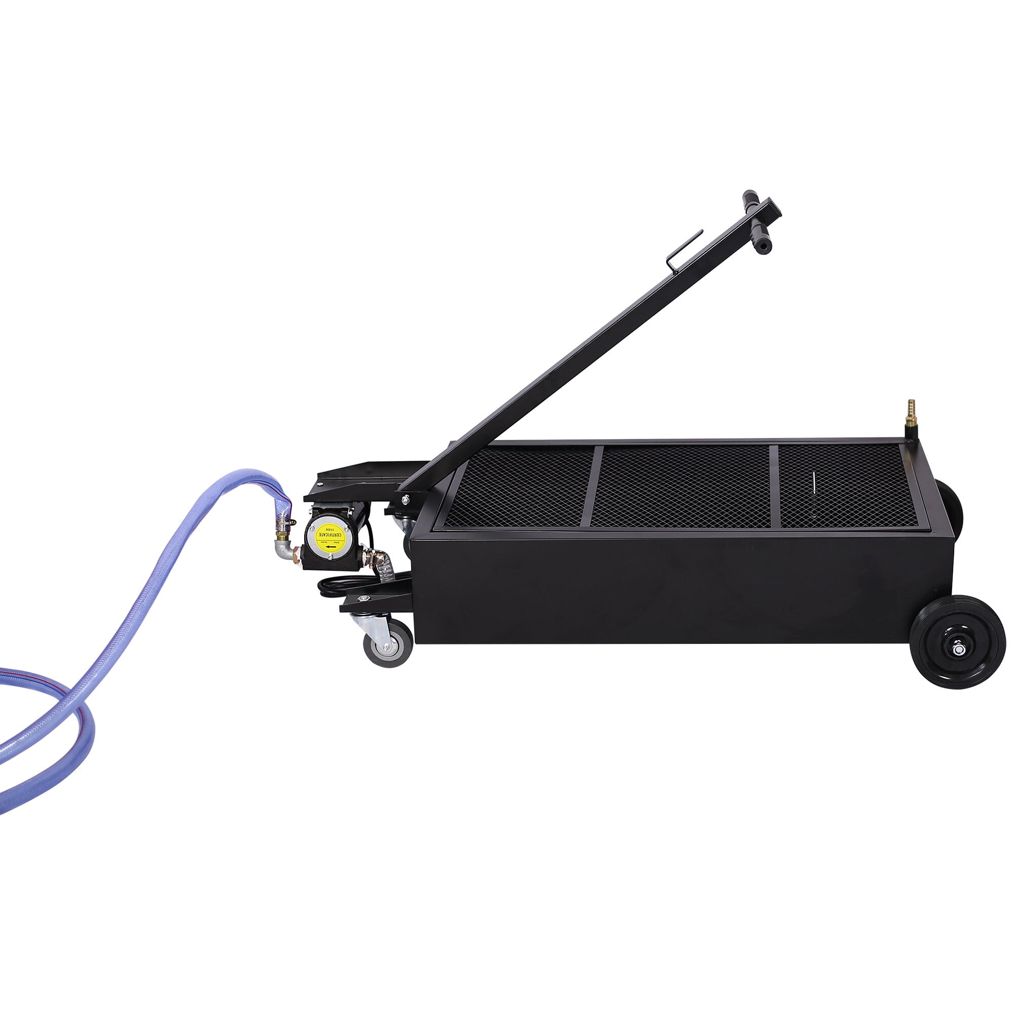 25 gallon low profile oil drainer ,with electric pump,