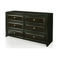 thumbnail image 5 of FOA Turner 4pc Espresso Solid Wood Bed Set - King+Nightstand+Dresser+Mirror, 5 of 6