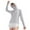 Gray Sun Protection Tops, variant on Women's UPF 50+ Sun Protection Coats Breathable Face Mask Hooded Jackets Cooling Summer UV Outdoor Activewear Tops White,L