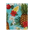 thumbnail image 4 of Pineapples Lemons Floral Leaves Curtains Black Out 63 Inch Length Curtains for Sliding Glass Doors Bedroom Living Room 2 Panels Set, 4 of 5
