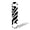 Black and White Zebra Stripes Pattern, variant on Black and White Zebra Stripes Pattern Stainless Steel Flat Bottle Opener, Heavy Duty Beer Bottle Opener Suitable for Bar Bartender Men Women Kitchen Restaurant Party Supplies 7in