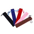 thumbnail image 2 of Estuche de terciopelo con cordón para bolígrafos, bolsa de tela para lápices, almacenamiento de bolígrafos, regalos para estudiantes, 5 colores, 5 unidades por juego, 2 of 4