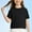 Black, variant on Girls' T-Shirt Short Sleeve | 100% Cotton Basic Crew Neck Top for Kids Kids | Casual Solid Watermelon Red Shirt for Girls,Size 12-13 T