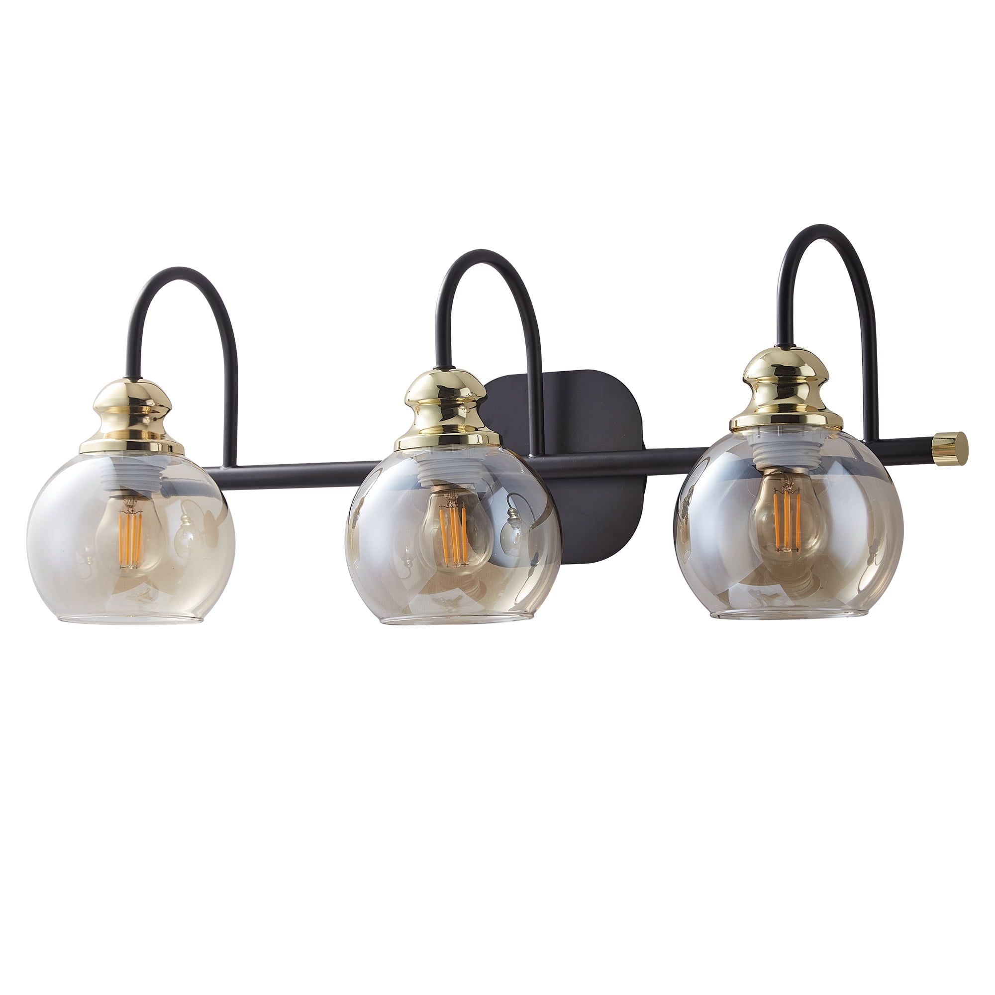Kichae 23 in. 3Light Brushed Gold Vanity Light