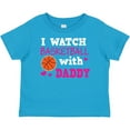 thumbnail image 3 of Inktastic I Watch Basketball with Daddy Boys or Girls Baby T-Shirt, 3 of 5