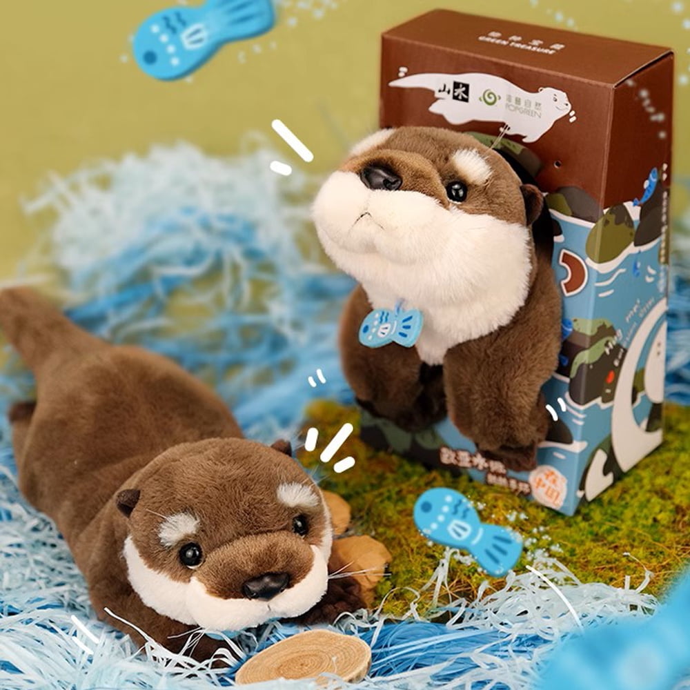 Otter Stuffed Plush Slap Bracelet, Otter Snap Bracelet, Stuffed Animal Plush Toys