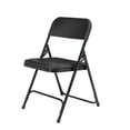 thumbnail image 3 of (Pack of 4) NPS 800 Series Premium Lightweight Plastic Folding Chair, Black, 3 of 8