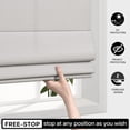 thumbnail image 3 of LazBlinds Cordless Roman Shades for Windows, Light Filtering Thermal Insulated Window Blinds, Lightweight Fabric Blinds for Indoor Windows, 34" W x 72" H, Beige, 3 of 6