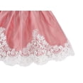 thumbnail image 6 of Jurebecia Toddler Baby Kids Girls Lace Dress Sleeveless Bowknot Tutu Tulle Dress Princess Wedding Baptism Ball Gown with Headwear, 6 of 8