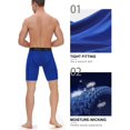 thumbnail image 3 of Roadbox 9 inch Compression Shorts for Men with Perfect Pocket Spandex Boxer Athletic Workout Underwear Fitness, 3 of 5