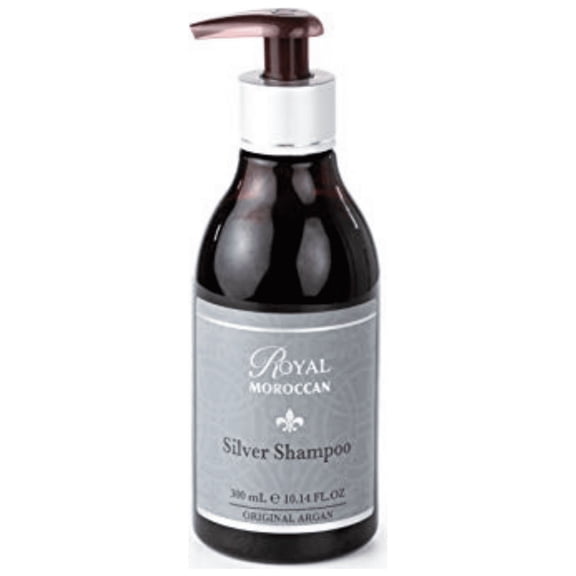 BEST SILVER SHAMPOO Purple Shampoo for Blond Hair & Grey Hair Lights Shampoo for Blond & Silver Hair Anti-Yellow Shampoo | Paraben-Free | Royal Moroccan Argan Oil Hair Products (300 ml /10.05 fl.oz)