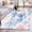 Blue, variant on 3'x5' Area Rugs, Blue Pink Coral Indoor Outdoor Area Rug for Living Room Bedroom, Beach Ocean Summer Coastal Washable Bathroom Rugs Kitchen Floor Carpet Mats Home Decor Aesthetic