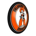 thumbnail image 2 of Oklahoma State Cowboys Mascot 18'' Round Slimline Illuminated Wall Sign, 2 of 5