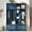 Navy Blue + Particle Board+MDF, variant on U-Can Farmhouse Entryway Hall Tree with Coat Hooks, Cabinets, and Drawers,Navy Blue