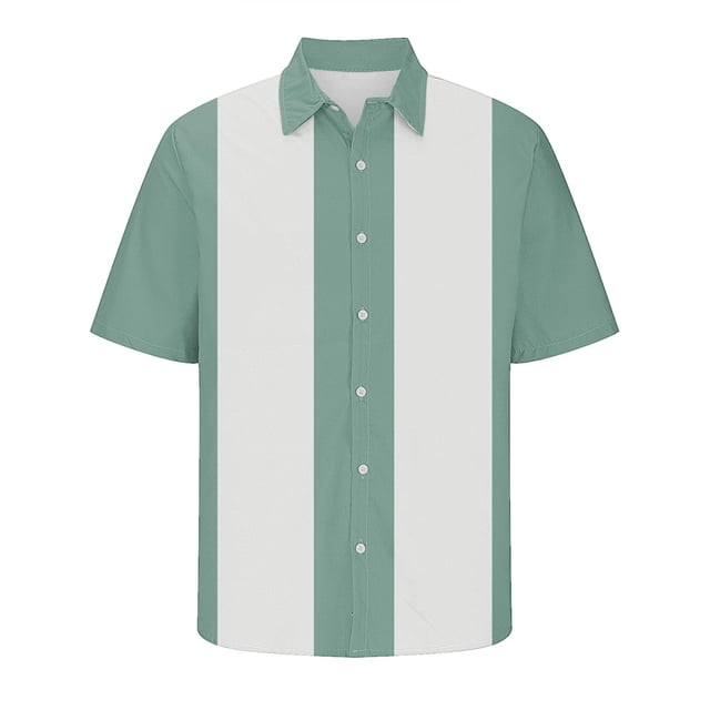 Camisa Hawaiana para Hombres Imprimir Manga Corta Divertida Tropical Casual Camisa de Playa, Botón Hawaiano para Hombres