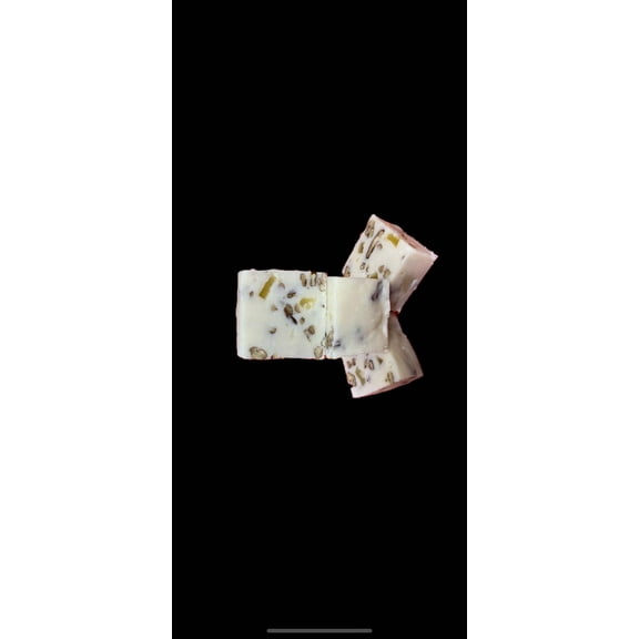 White Chocolate Covered Pineapple and Pecans Fudge 1/2 pound