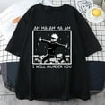 thumbnail image 4 of Camiseta con estampado gráfico de Anime Satoru Gojo para hombres y mujeres, Tops casuales Y2K, camisetas personalizadas de cuello redondo, nuevas, calientes, 4 of 4