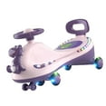 thumbnail image 4 of Jouet Voiture à Chevaucher Wiggle, Voiture à Balancement avec Roues à DEL Clignotantes, Sans Piles Engrenages Pédales, Utiliser Rotation Pivotement Aller Silencieux Musique Effet de Lumière Jouet à Chevaucher d'Extérieur pour 3 Ans et Plus, 4 of 8