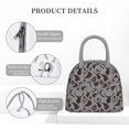 thumbnail image 4 of Fotbe Brown Moose with Pinecones Bolsa de Almuerzo con Estampado, Lonchera Aislada, Contenedor de Comida Reutilizable Tipo Cooler a Prueba de Fugas, 4 of 6