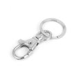 thumbnail image 1 of Unique Bargains 30mm Dia Silver Tone Metal Swivel Lobster Buckle Spring Clasp Clip Keyring Ring, 1 of 1