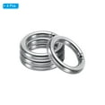 thumbnail image 3 of Uxcell 20mm Metal O Rings, 4 Pack 304 Stainless Steel Round Rings for Hardware Bags, 3 of 6
