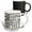 Multicolor, variant on 3drose, Modern Black and Image of Gold Brush Stroke One Hundred Happy Birthday, 11oz Magic Transforming Mug