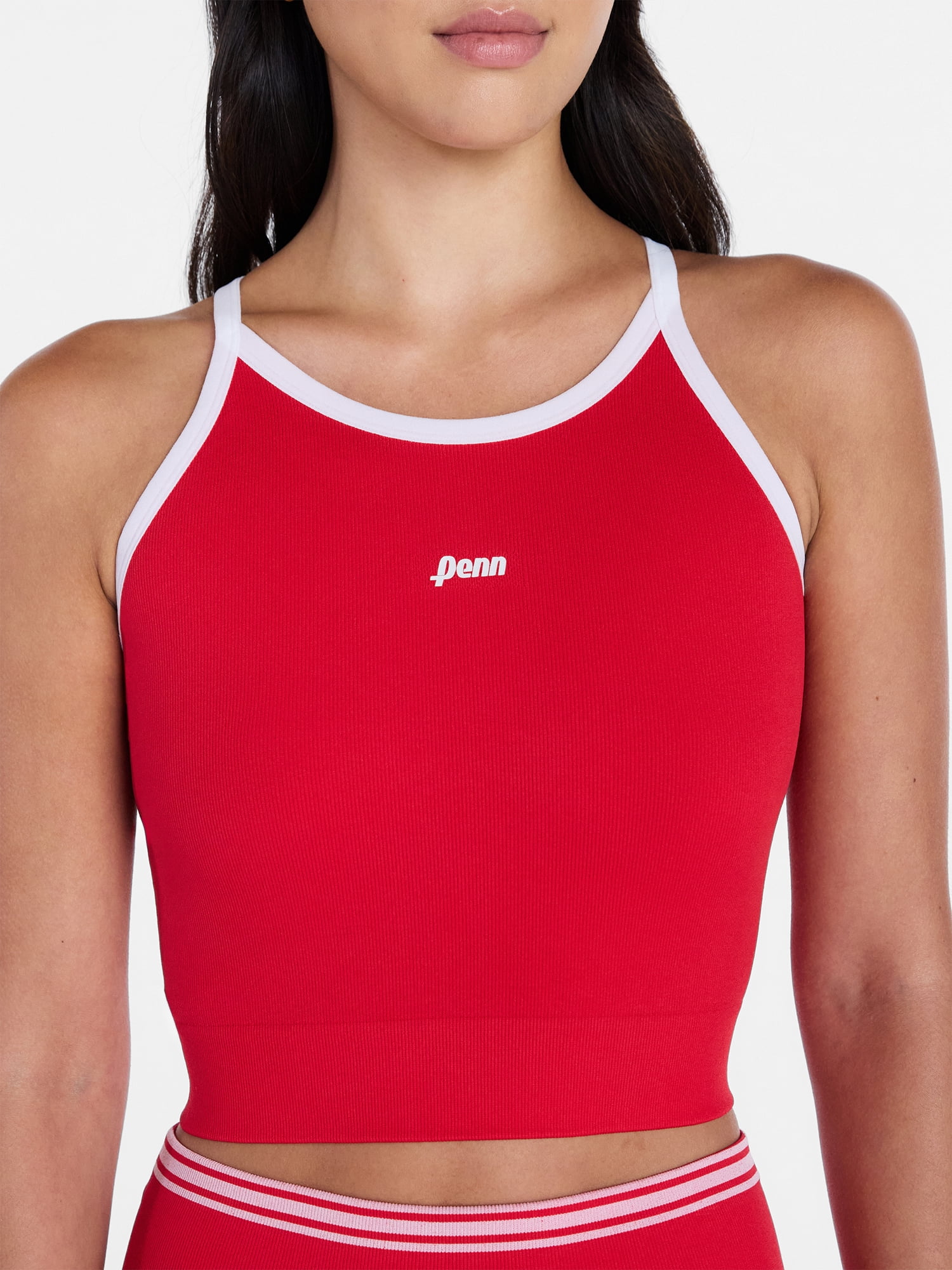 Penn Women's Seamless Racerback Brami & Biker Shorts, 2-Piece Set, Sizes S-XL