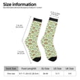 thumbnail image 6 of Uemuo Cute Chubby Frog Pattern Women's Crew Socks, Soft Durable Breathable Moisture-Wicking with Odor Control Cotton socks, 6 of 9