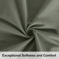 thumbnail image 2 of Washed Cotton Duvet Cover Set 3 Pieces Breathable Zipper Closure Comforter Cover Set Queen Size Smoke Grey, 2 of 5
