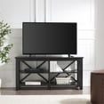 thumbnail image 3 of Henn&Hart 50" Black/Metal TV Stand, 3 of 7