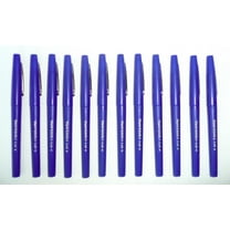 Paper Mate Flair Felt Tip Blue Pens Set of 12