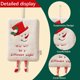 thumbnail image 2 of Toalla Baño Plato 9 X 7 Pulgadas Navidad Bordado para Rojo, 2 of 9