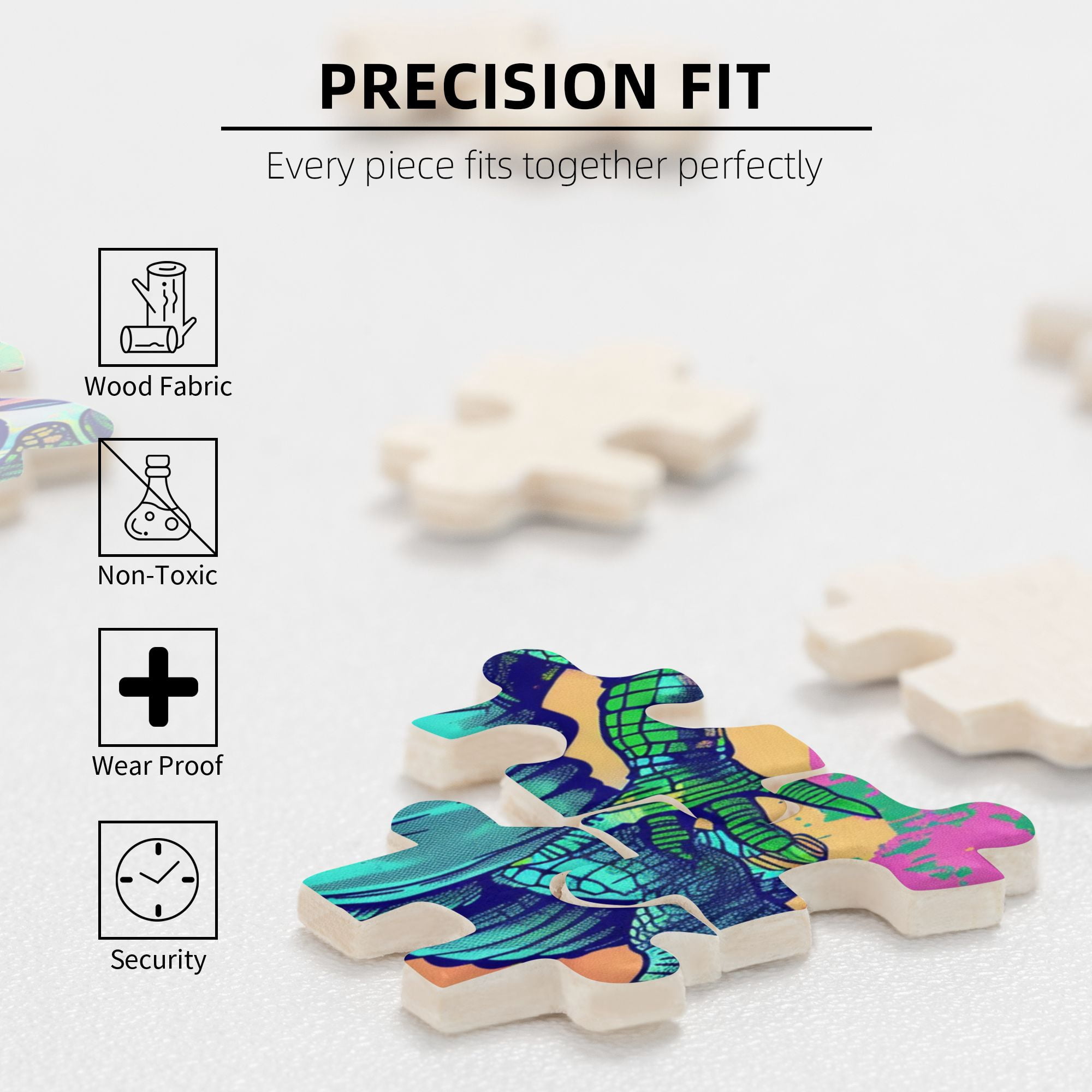 1000 pcs Funny Sunglasses Crocodile 1000 Piece Animal Puzzles,Unique Artwork for Adults,Vibrant Design,Chic Sunglasses Crocodile Modern Style Wooden Puzzles,Gift for Animal Lovers,Relax yourself