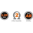 thumbnail image 2 of Amplificador Full Range 4 Canales Quantum QEA800.4 3200 Watts Clase AB 2 Ohms Quantum QEA8004, 2 of 14