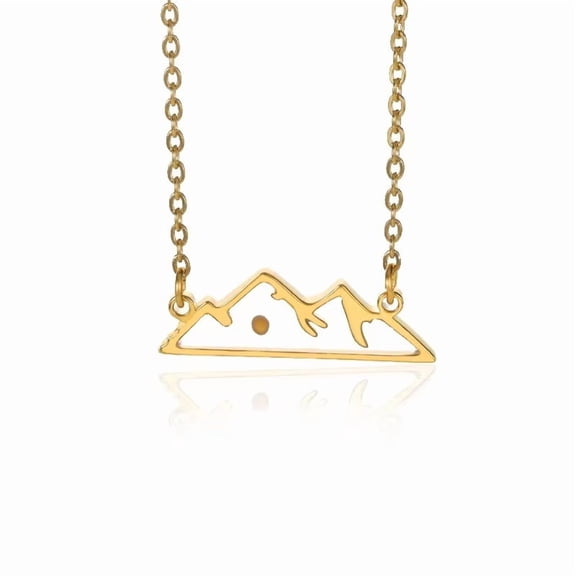 NICKSUN Mustard Seed Necklace - Faith for Women, Jewelry Christian Inspirational Gifts of Snowy Mountain Necklace