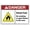 Warning Sign 1, variant on Danger Do Not Enter Restricted Area Sign - 8"x12" Aluminum Metal Sign, Weather Resistant Weatherproof for Indoor Outdoor