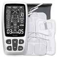 thumbnail image 1 of Estimulador muscular Alcedo TENS + EMS para aliviar el dolor, masajeador de pulso eléctrico recargable con 41 modos para el tratamiento del dolor de espalda y cuello, compatible con HSA FSA., 1 of 5