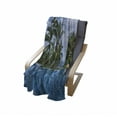 thumbnail image 4 of Landscape Soft Flannel Fleece Blanket, Infinity Pool with Palms Reflections and Crystal Water Tropic Resort Photo, Cozy Plush for Indoor and Outdoor Use, 70" x 90", Blue Green White, by Ambesonne, 4 of 6