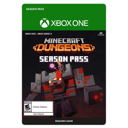 Minecraft Dungeons: DLC Season Pass, Xbox Game Studios, Xbox One, Xbox Series X, [Digital Download], 66115