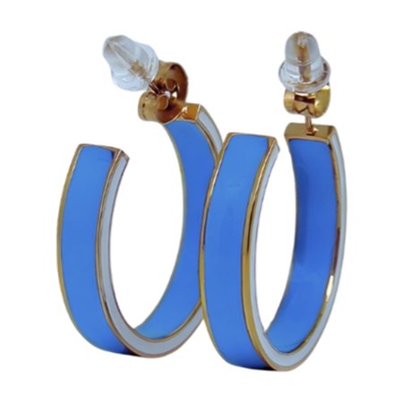 E206 - UNC : University of North Carolina 50/50 Enamel Gameday Hoops