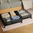 thumbnail image 6 of Under The Bed Storage Containers With Wheels,Under Bed Storage Organizer Drawer For Bedroom Clothes Shoes Blankets, 6 of 12
