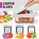 thumbnail image 4 of Picadora de Verduras 10 en 1 Pro-Series - 8 Cuchillas - Cortador de Cebolla, Huevo, Papas - Incluye Contenedor - Para Ensaladas, Puré y Papas Fritas - Gadget de Cocina Multiusos, 4 of 5