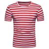 thumbnail image 1 of Camiseta De Hombre Slim Fit Casual Sailor Stripes Camisetas De Manga Corta (Rojo) (L)-198762.02 Tmvgtek Caballero, 1 of 5