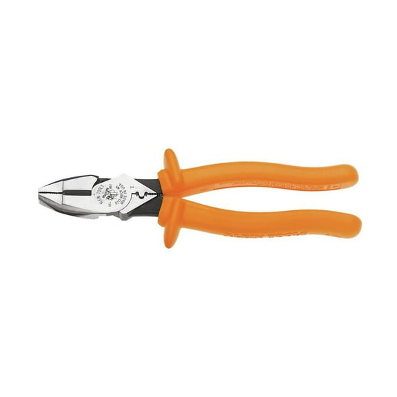 Klein Tools D213-9NE-CR-INS 9 in. Insulated Cutting Crimping Pliers