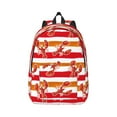 thumbnail image 2 of Rocae Red Lobster for Durable Canvas Backpack Leisure Large Bag Travel Rucksack Multi-function Backpack Medium, 2 of 8