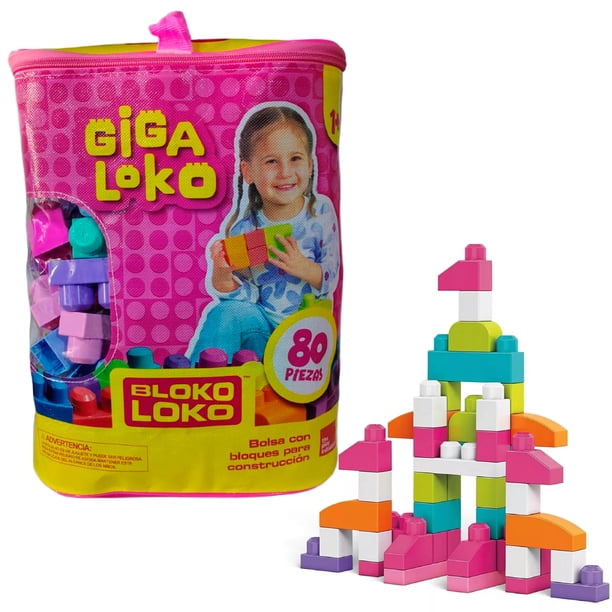 Bolsa De 30 Bloques De Construcción Blandos Molto – Colores Variados, Libre De BPA, Para Estimular La Creatividad Y Motricidad De Niños De 1 A 5 Años