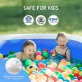 thumbnail image 6 of 83" x 55" x 22" Inflatable Swimming Pool Full-Sized Above Ground Kiddie Family Lounge Pool for Adult, Kids, Toddlers, Thickened, Blow Up for Backyard, Garden, Party, Blue, 6 of 7