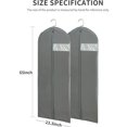 thumbnail image 2 of PEACNNG 6 Pack Small Translucent PEVA Garment Bags for Closet Storage （S 24‘‘ x 35 ‘‘）, 2 of 5