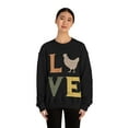 thumbnail image 5 of Vintage Chicken Lover Sweatshirt for Women Chickens Hen Shirt Gift Ideas, 5 of 6